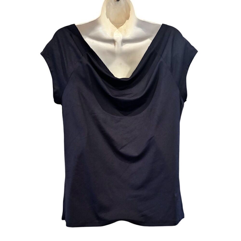 Ted Baker Draped T in Black NWT Size 5/US XL - Picture 2 of 6